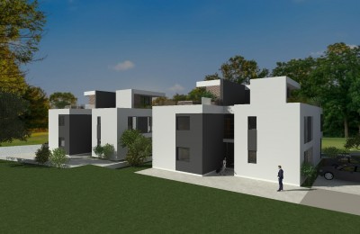 Apartma s strešno teraso in pogledom na morje - Tar (Vabriga) Z2-S4