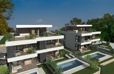 Apartment with roof terrace and sea view - Tar (Vabriga) Z2-S3