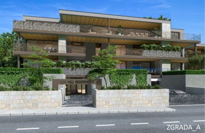 A luxurious apartment with a garden under construction ( aB1 )