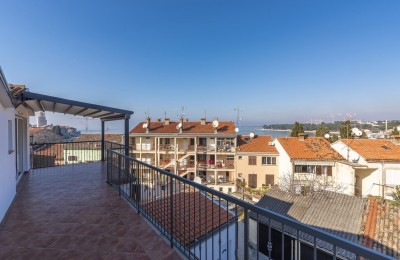 Penthouse with sea view in Porec