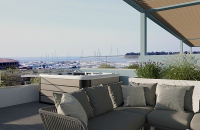 Kuća s pogledom na more i krovnom terasom, 100 m od Marine – Novigrad