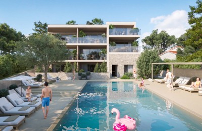 Luxury apartment with pool in Novigrad
