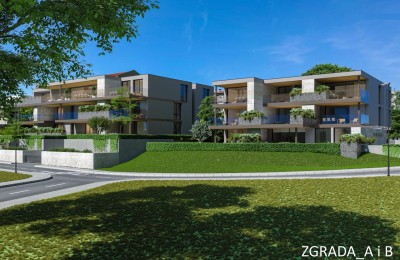Luxurious apartment with a large garden in Novigrad (bA1)