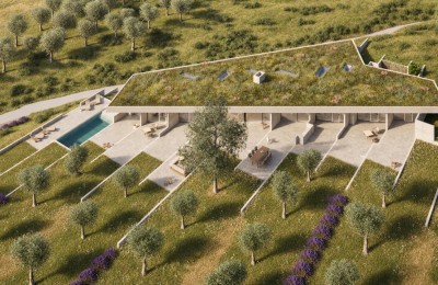 Građevinsko zemljište s građevinskom dozvolom u Grožnjanu