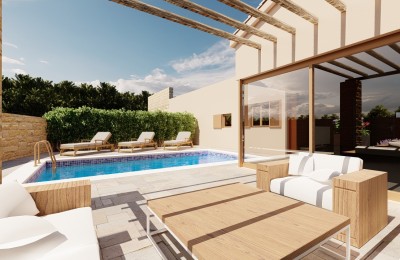 Moderna casa bifamiliare con piscina a Verteneglio